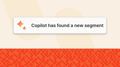 Message reading 'Copilot has found a new segment'