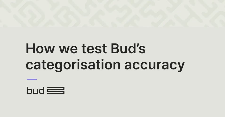 How we test Bud's transaction categorisation accuracy